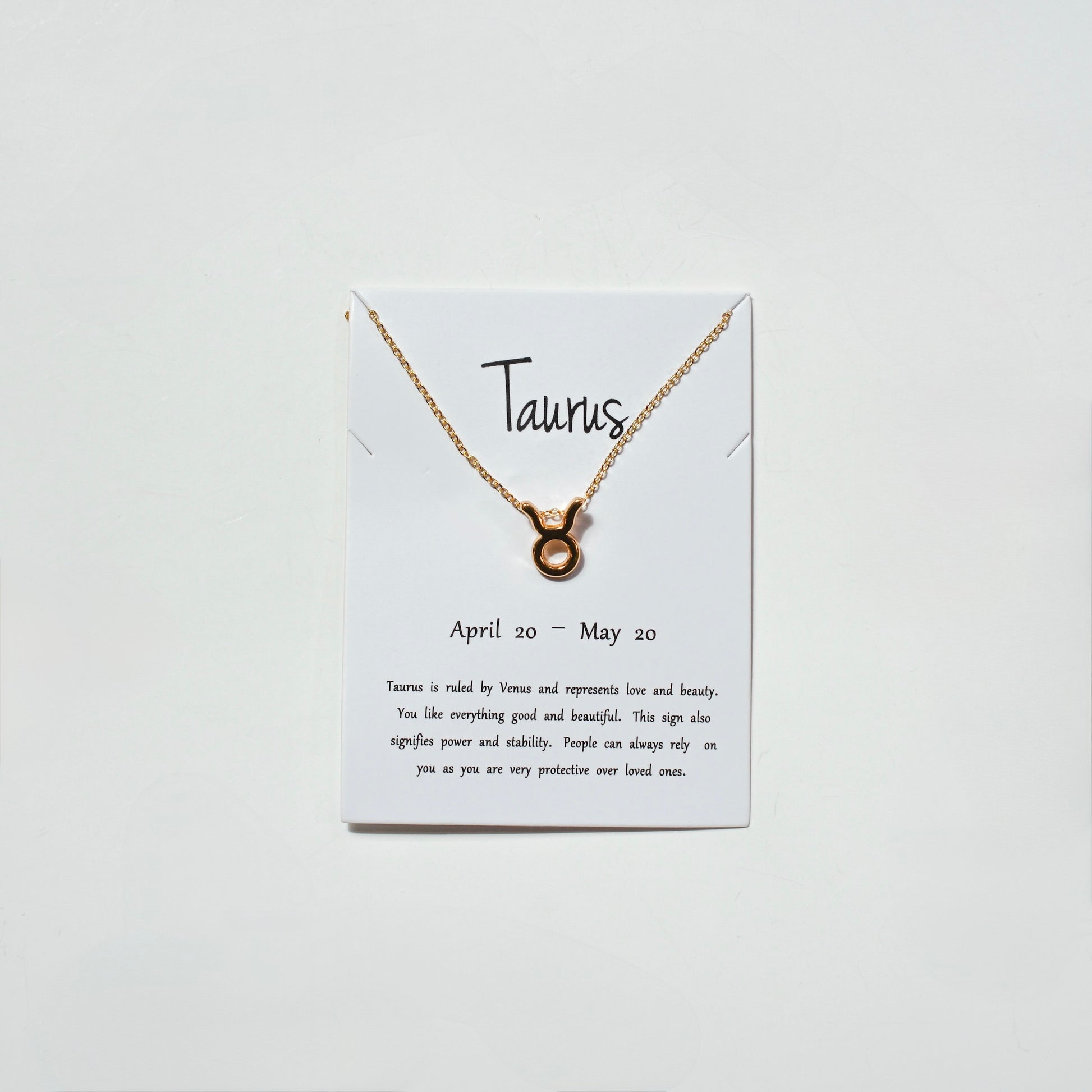 Zodiac Sign Necklace - Gold