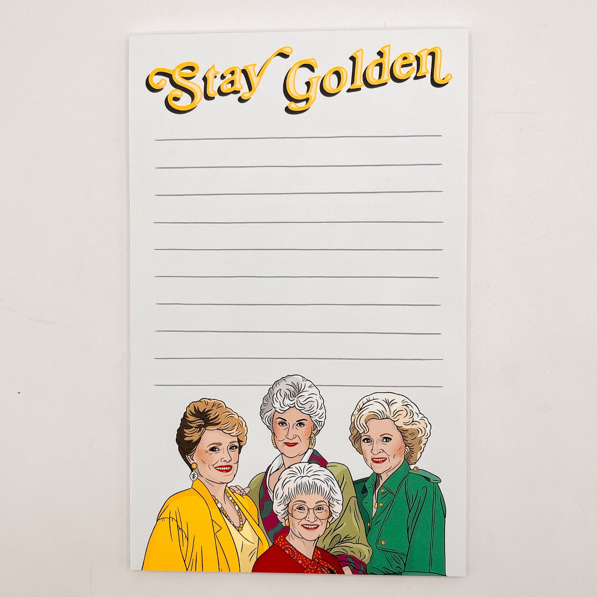 Stay Golden Notepad
