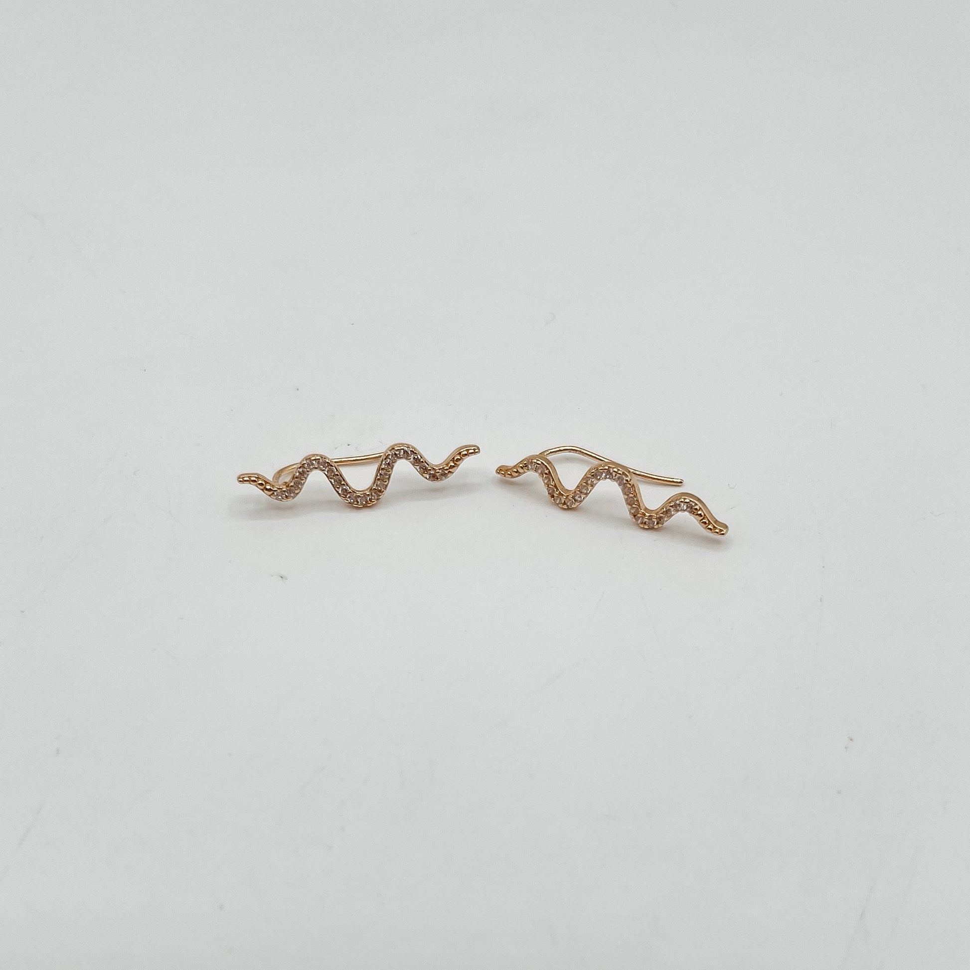 Serpent Spark Climber Earrings