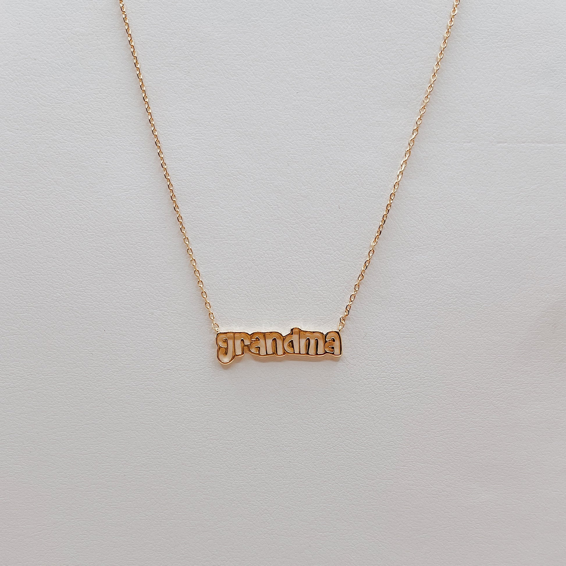 Golden Grandma Necklace