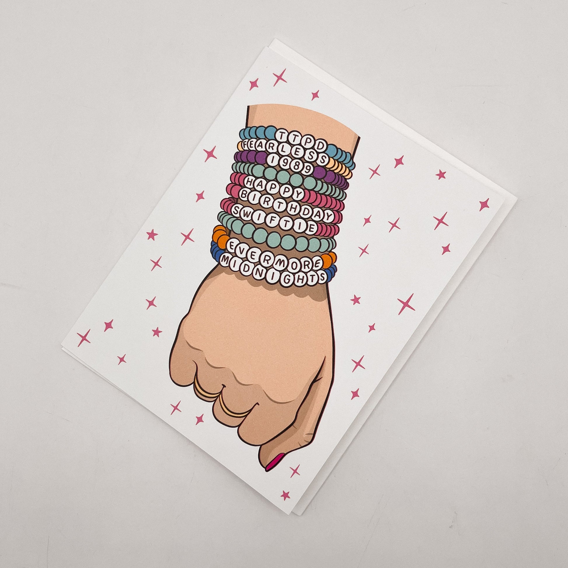 Swiftie Bracelet Birthday Card