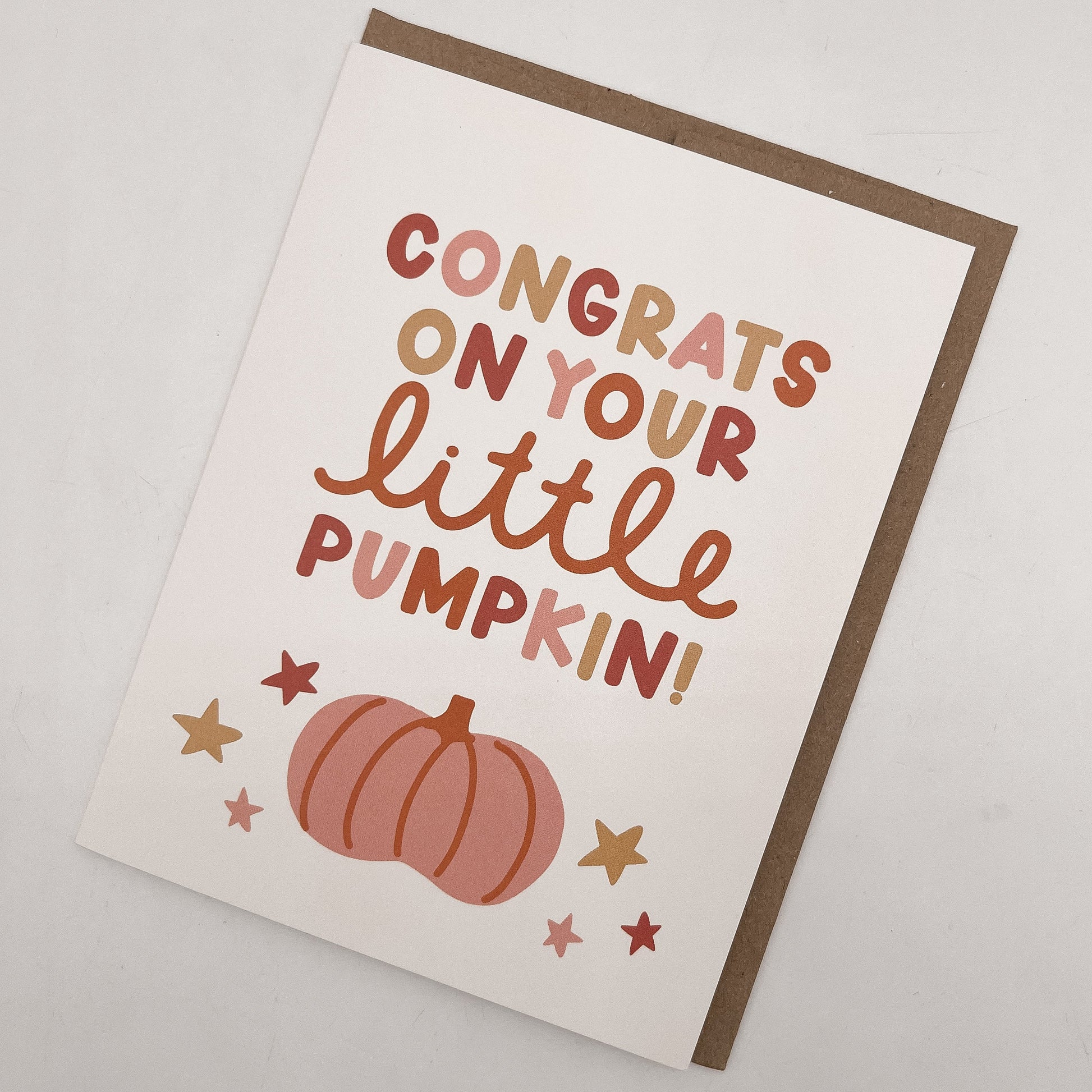 Congrats on Your Little Pumpkin Card