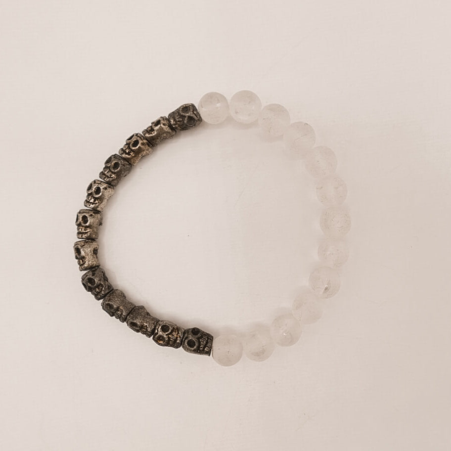 Veilwalker Quartz & Skull Bracelet