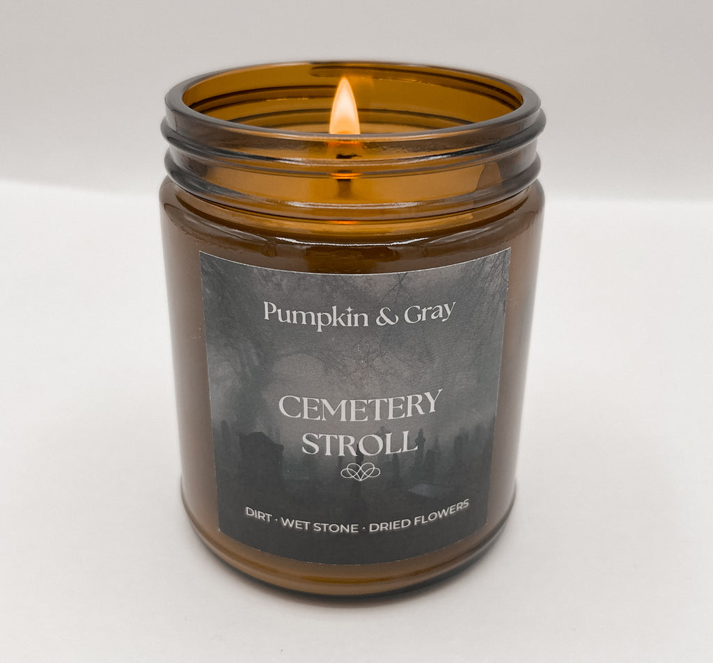 Cemetery Stroll – A Pumpkin & Gray Original