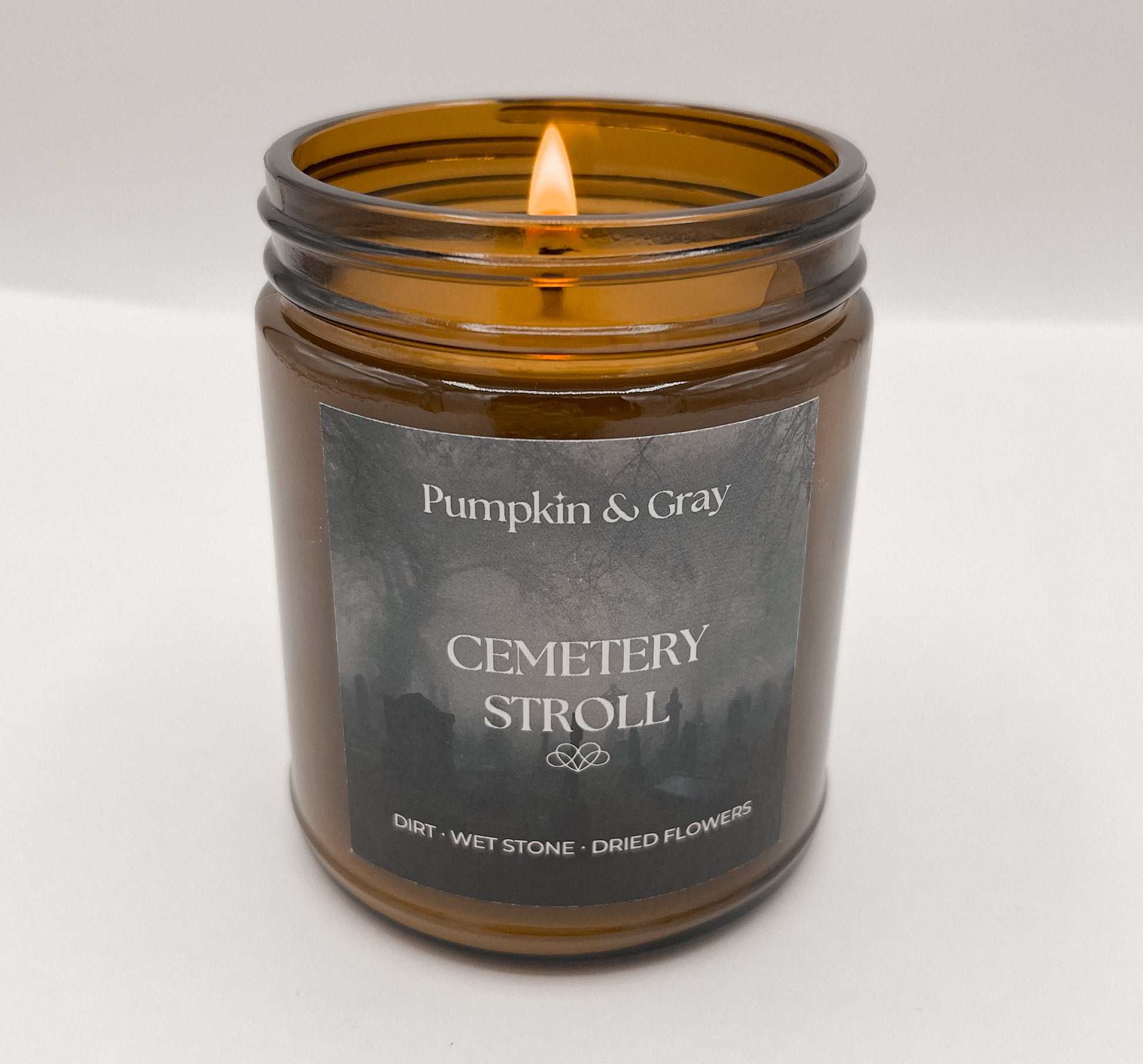 Cemetery Stroll – A Pumpkin & Gray Original