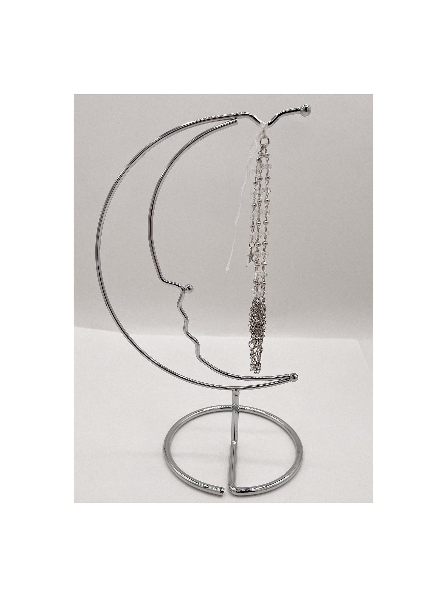 Cresent Moon Crystal Sphere holder without Crystal
