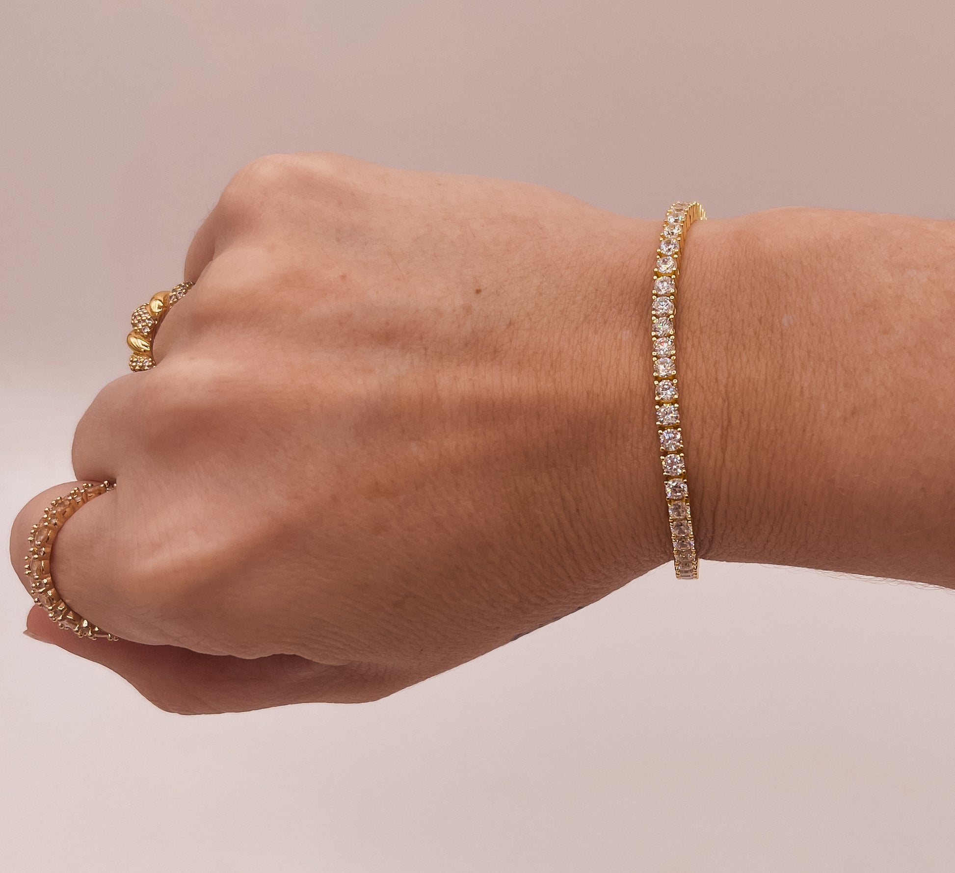 Moonlit Radiance Tennis Bracelet-3mm