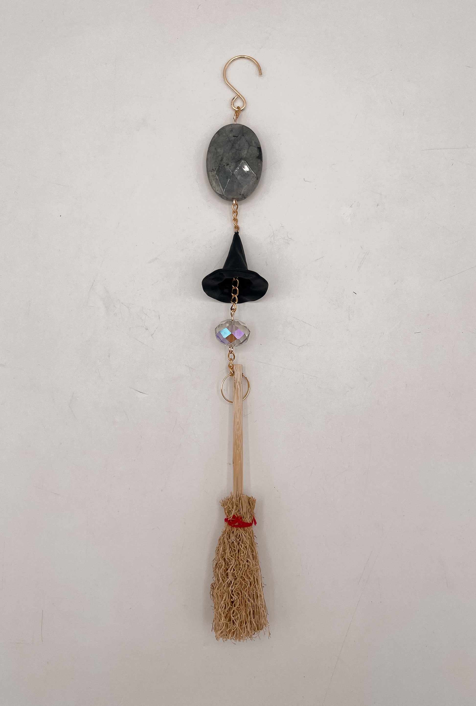 Salem Spellcaster Mini Broom Suncatcher