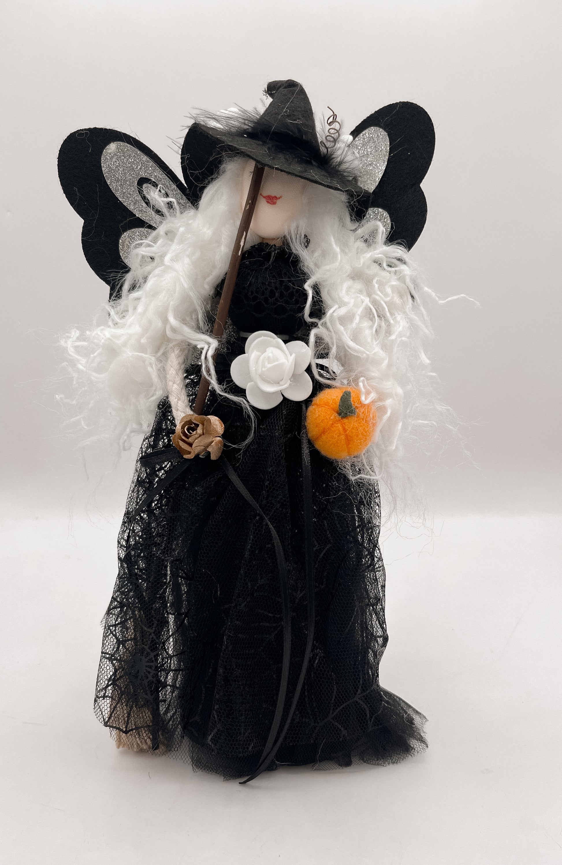 Pumpkin Fairy Witch Doll 🕯️🎃🧚