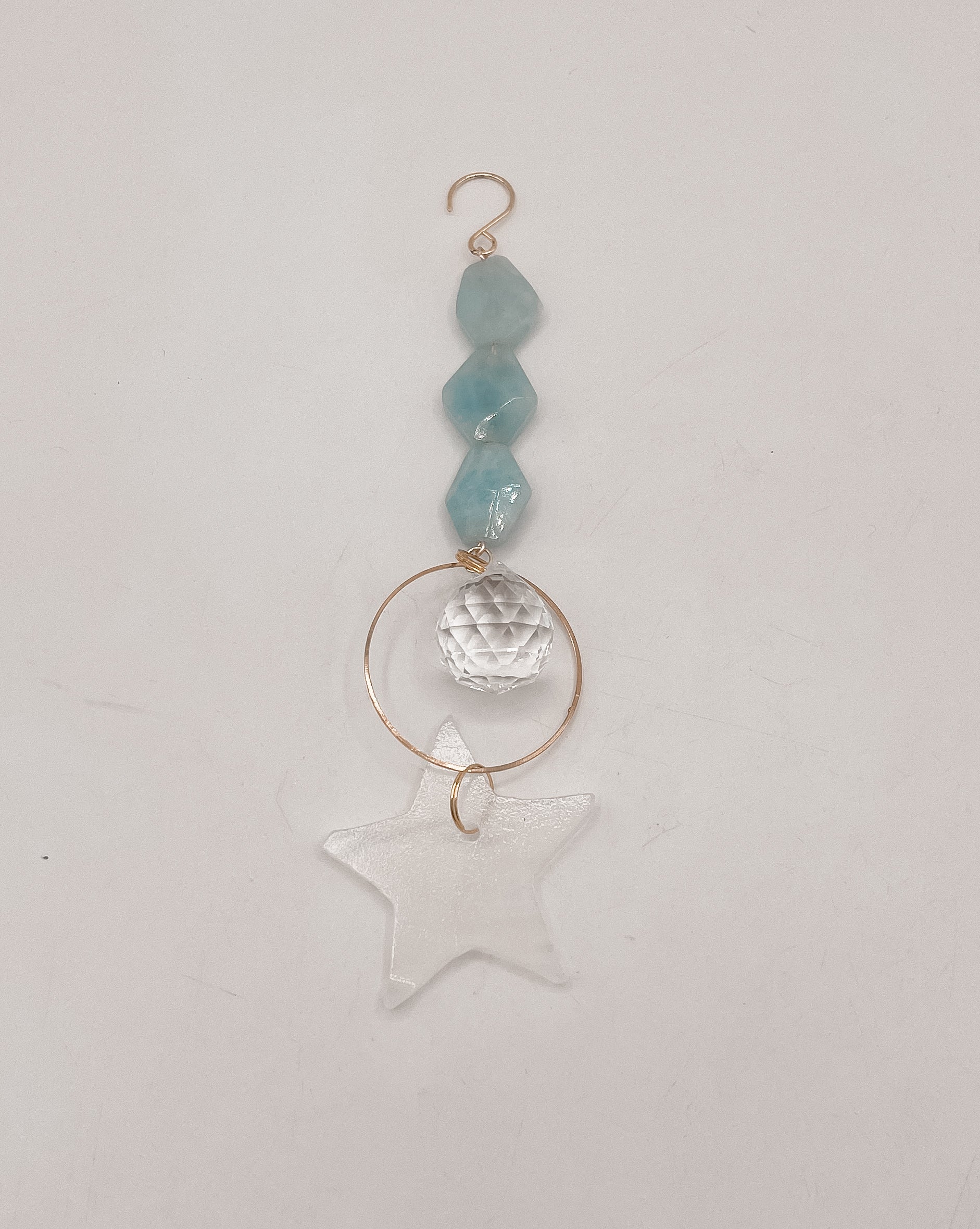 Celestial Glow Gemstone Sun Catcher