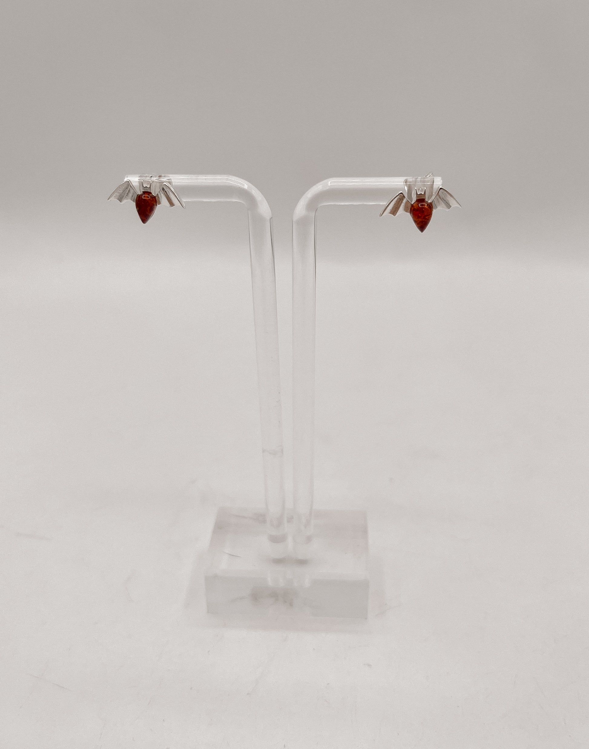 Tiny Vampire Bat Earrings