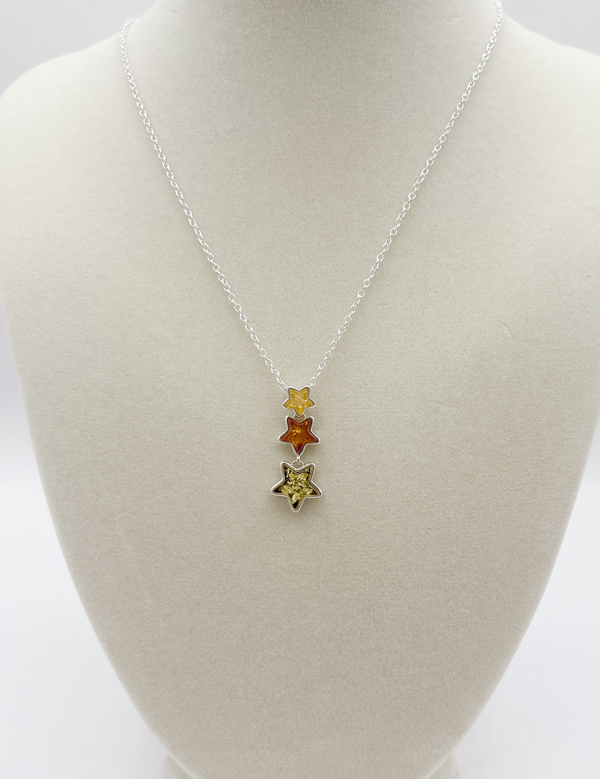 Amber Starfall Necklace