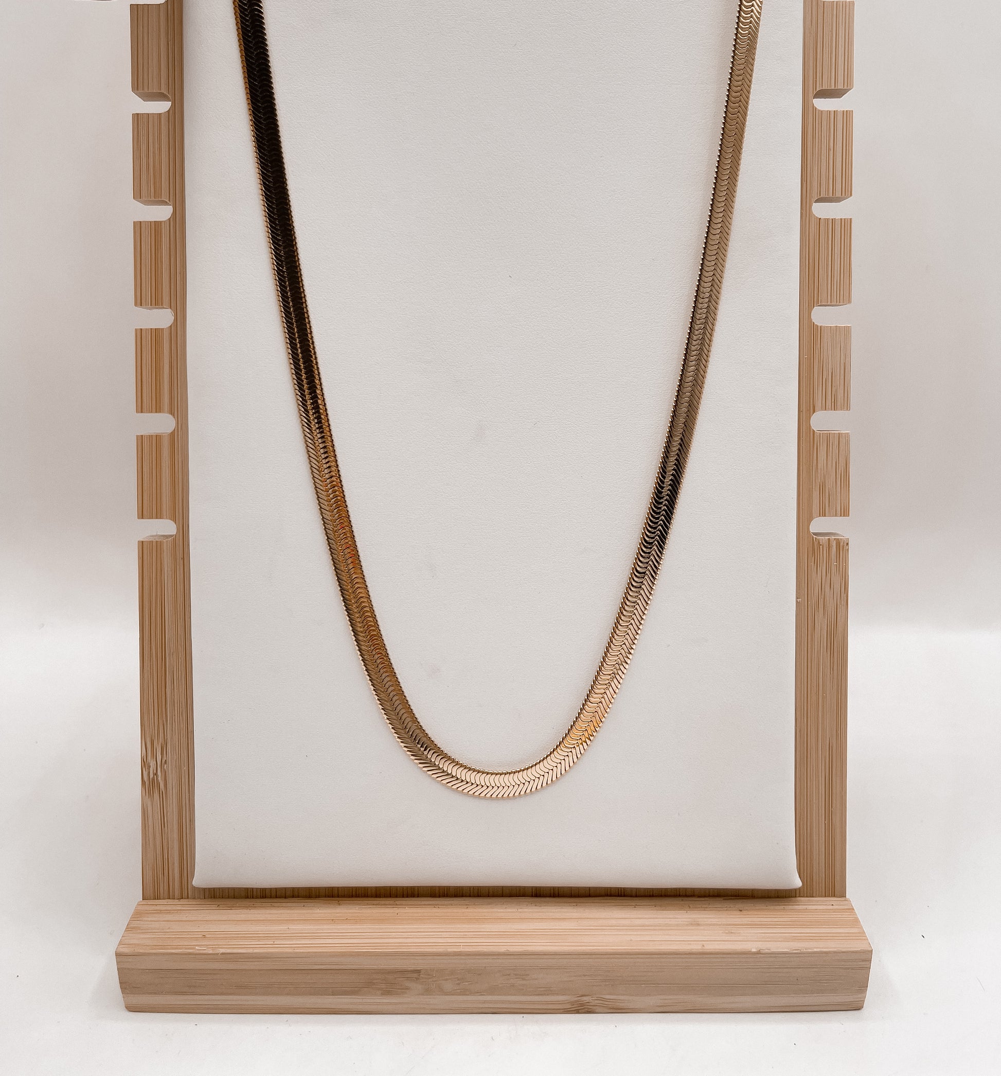Golden Hour Herringbone Necklace-Men's