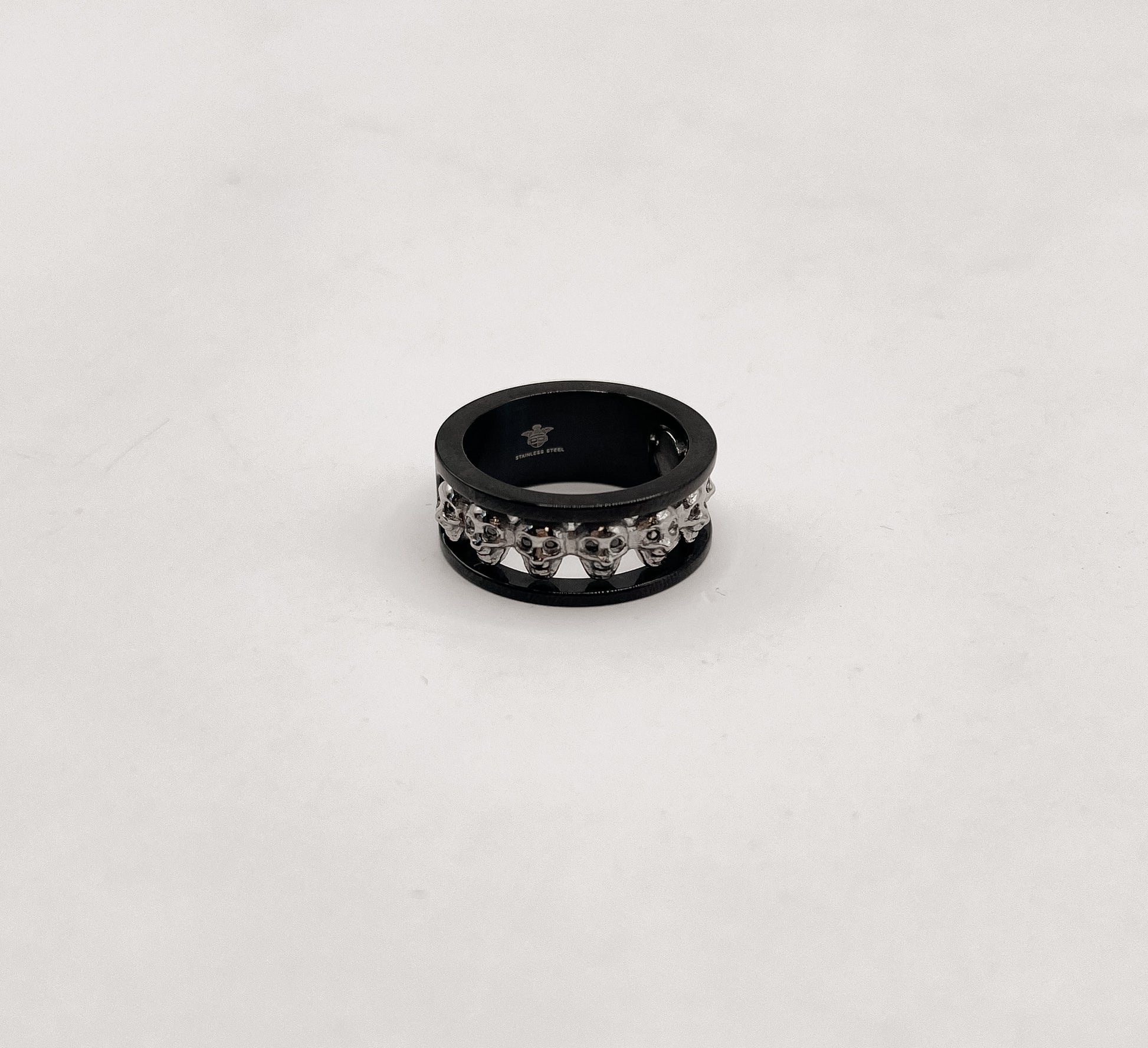 Skull Row Ring-Men's Ring