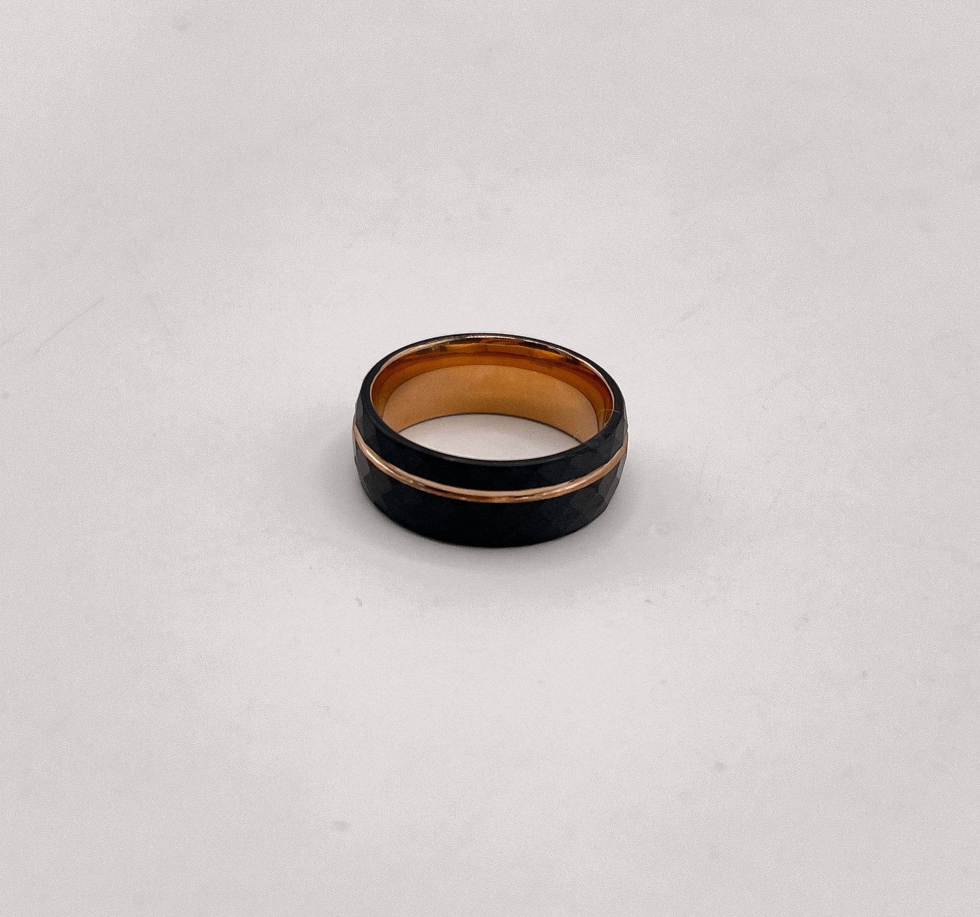 Obsidian Forge Tungsten Ring