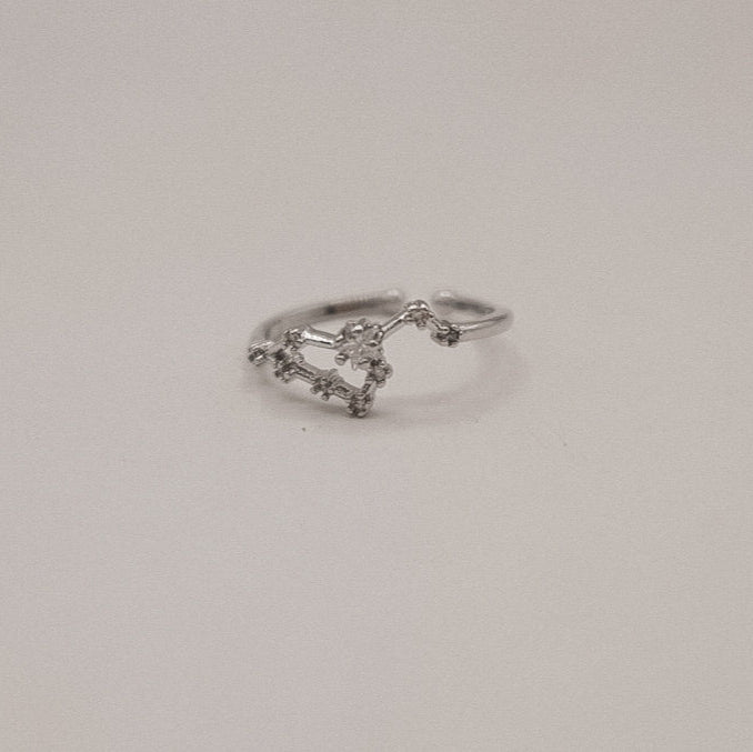 Zodiac Constellation Ring - Silver