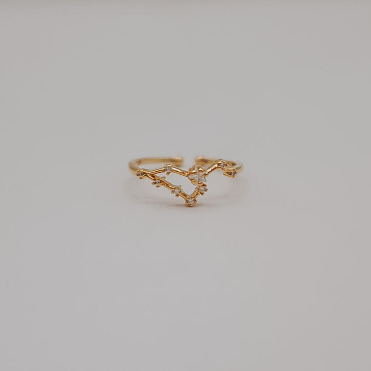 Zodiac Constellation Ring - Gold