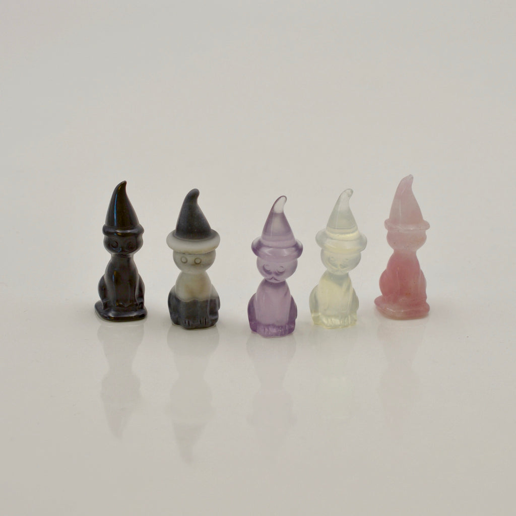 Mini Cat with Hat Crystal