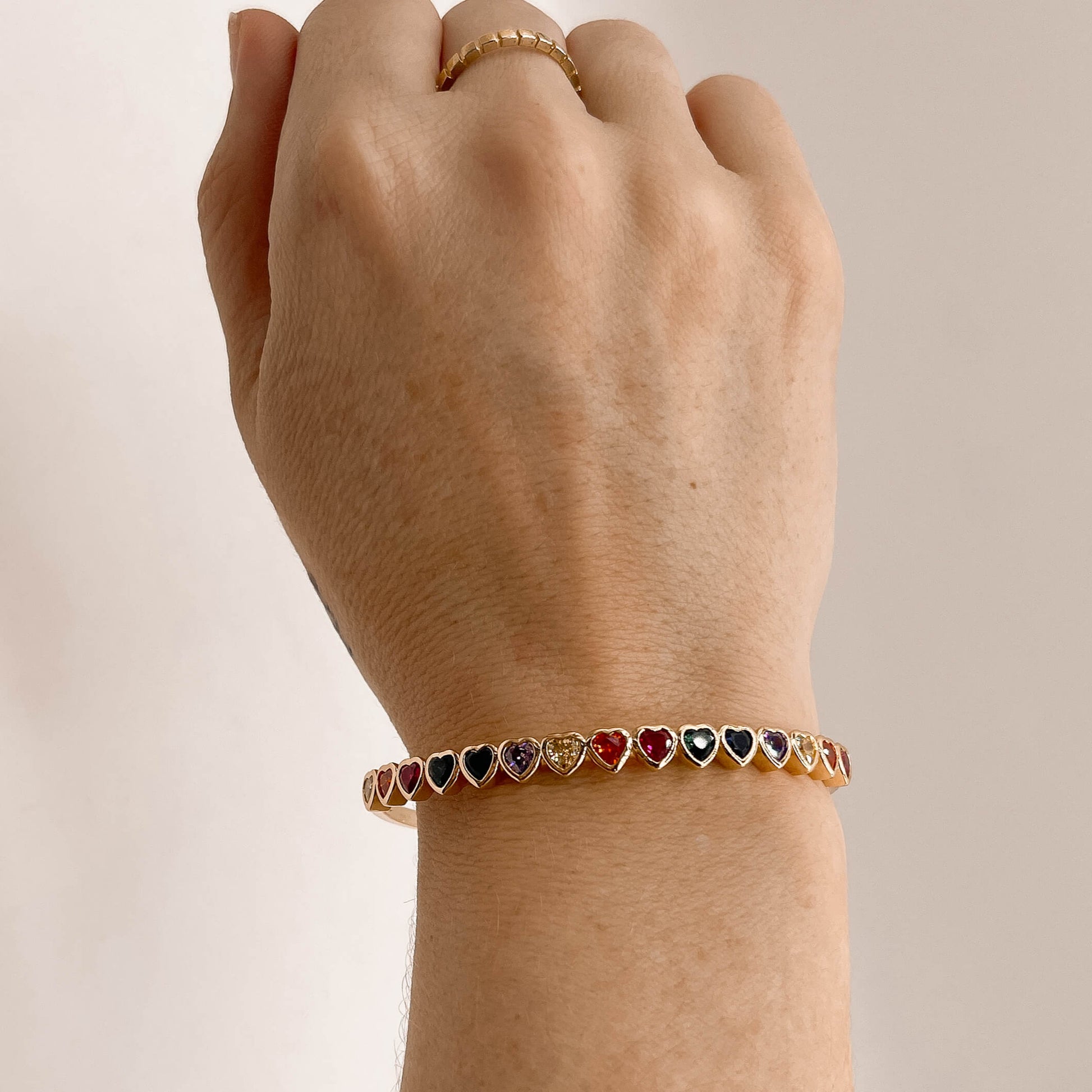 Heart of Magic Rainbow Bracelet