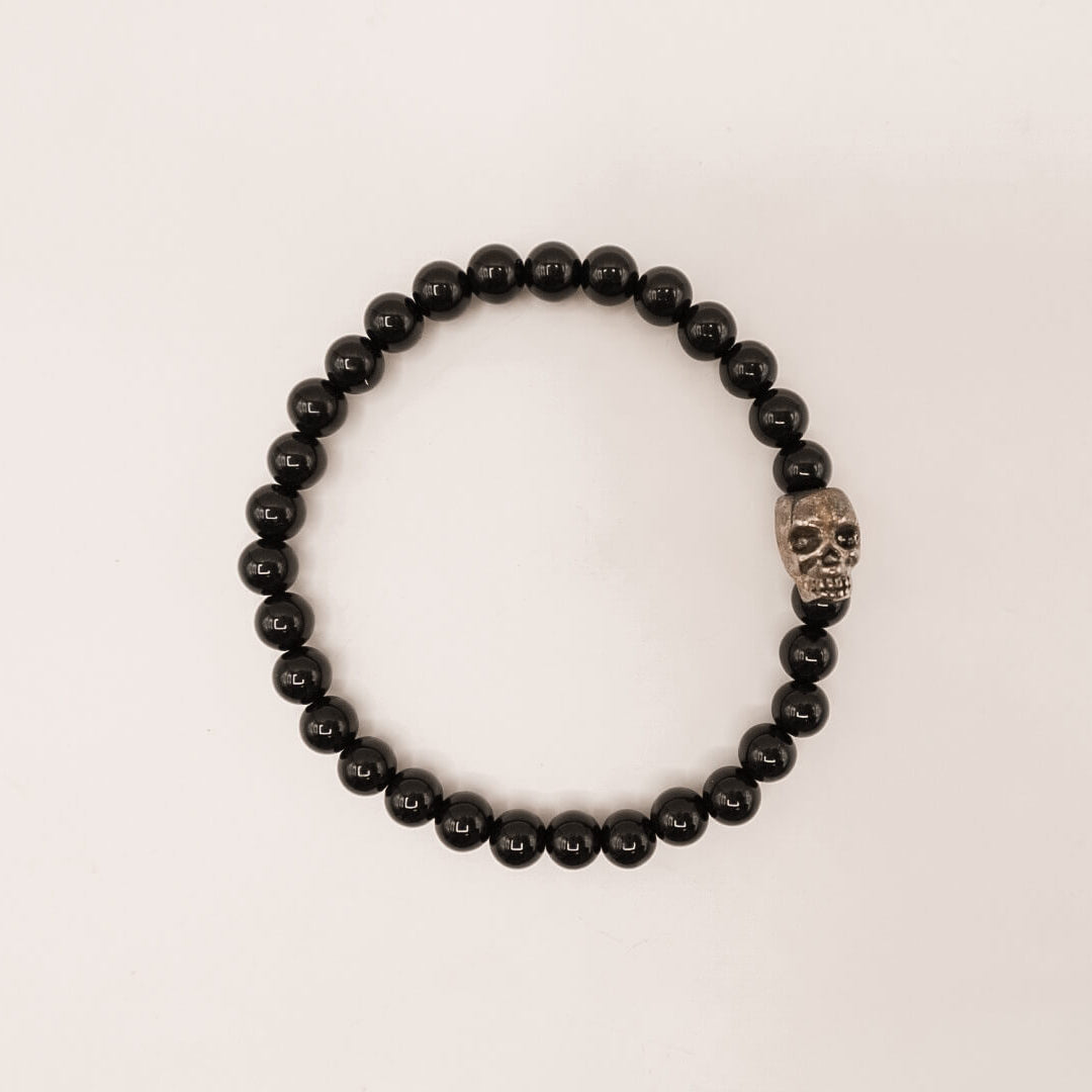 Shadow Charm Onyx Bracelet