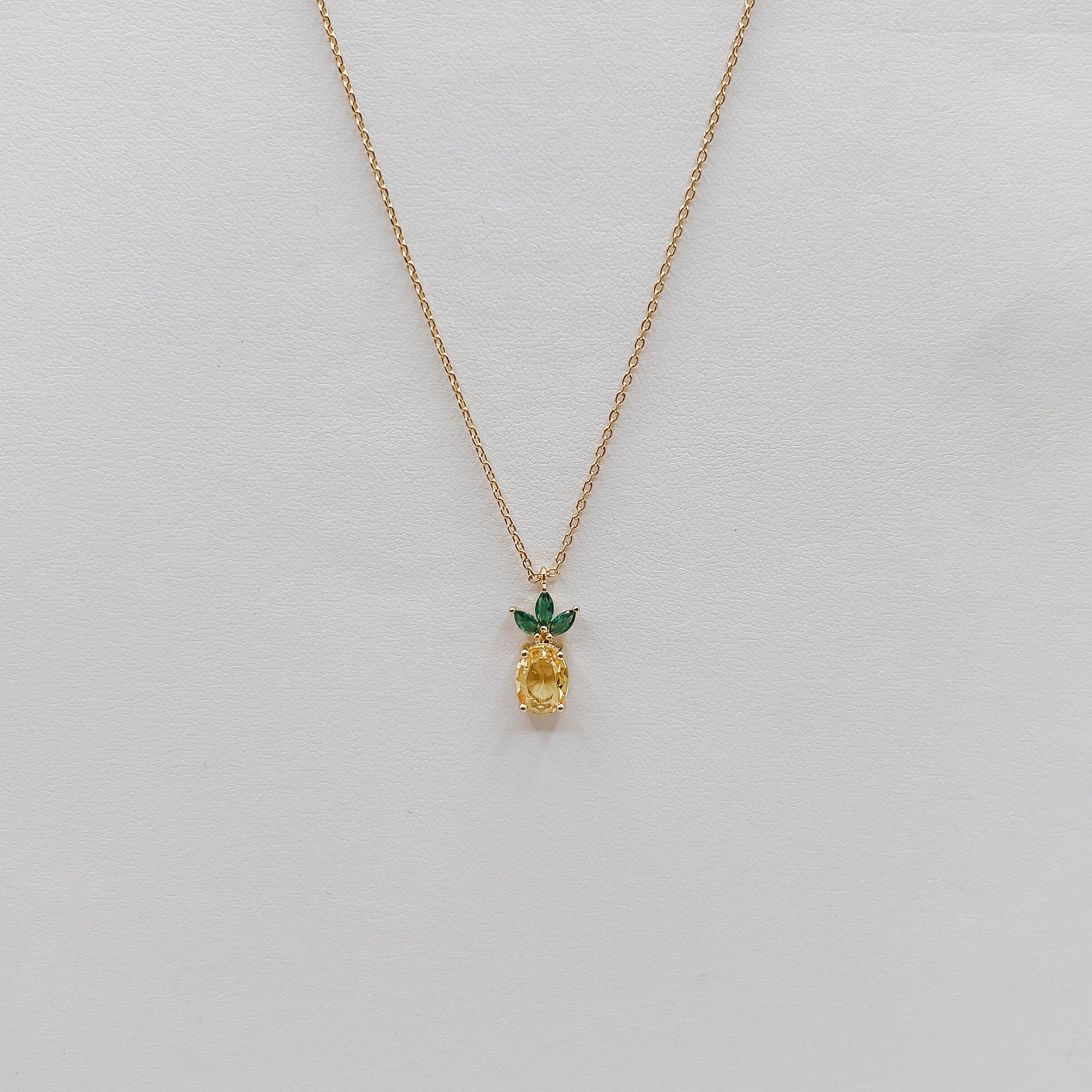 Golden Glow Pineapple Necklace