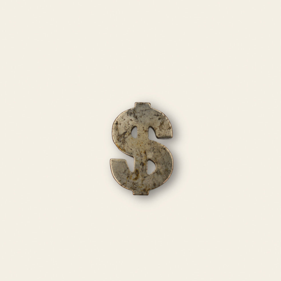 Pyrite Dollar Sign