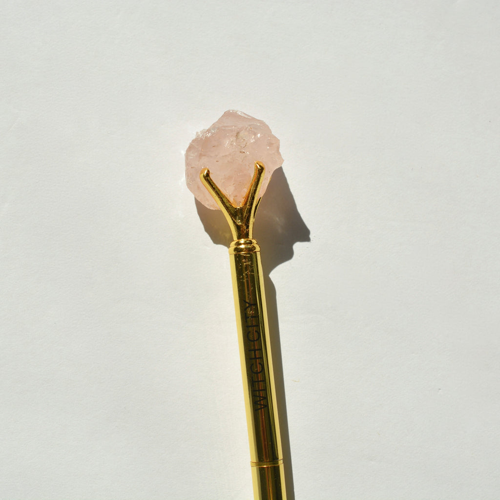 Raw Gemstone Chunk Pen