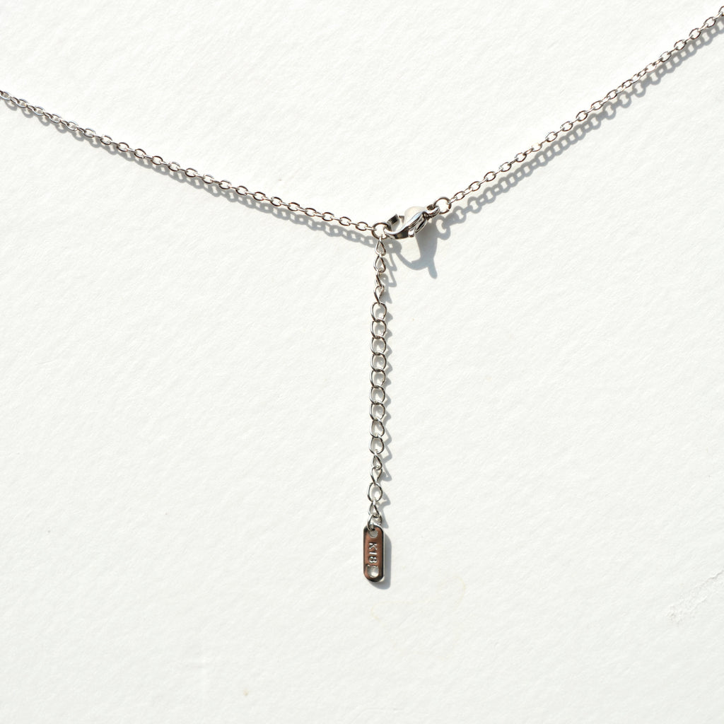 Tarot Card Necklace - Silver
