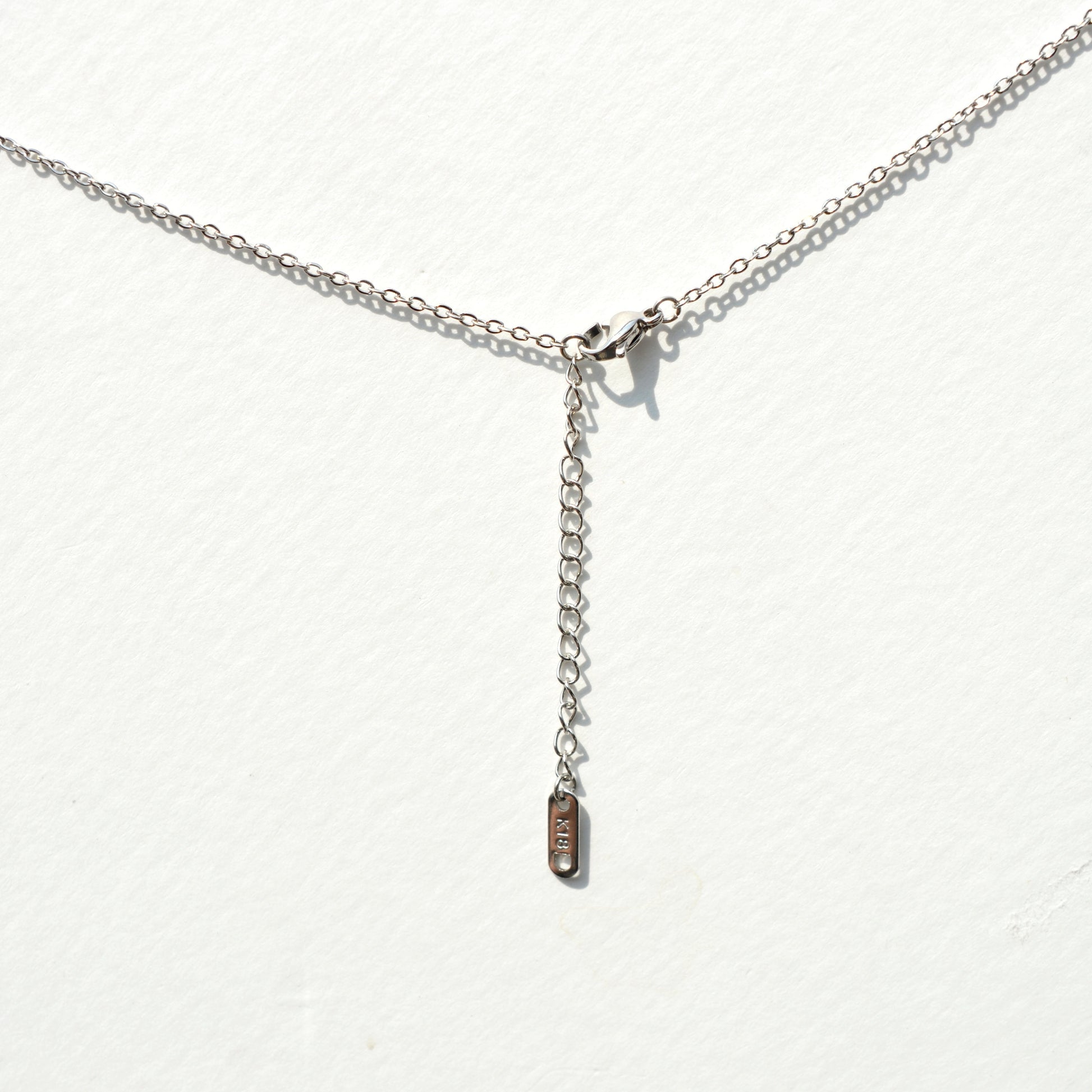 Tarot Card Necklace - Silver