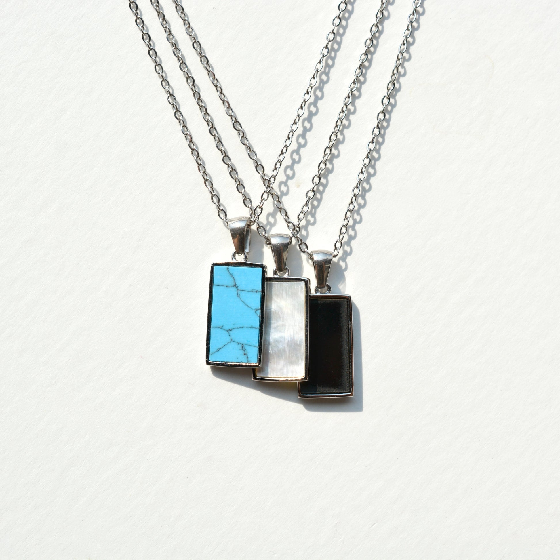Tarot Card Necklace - Silver