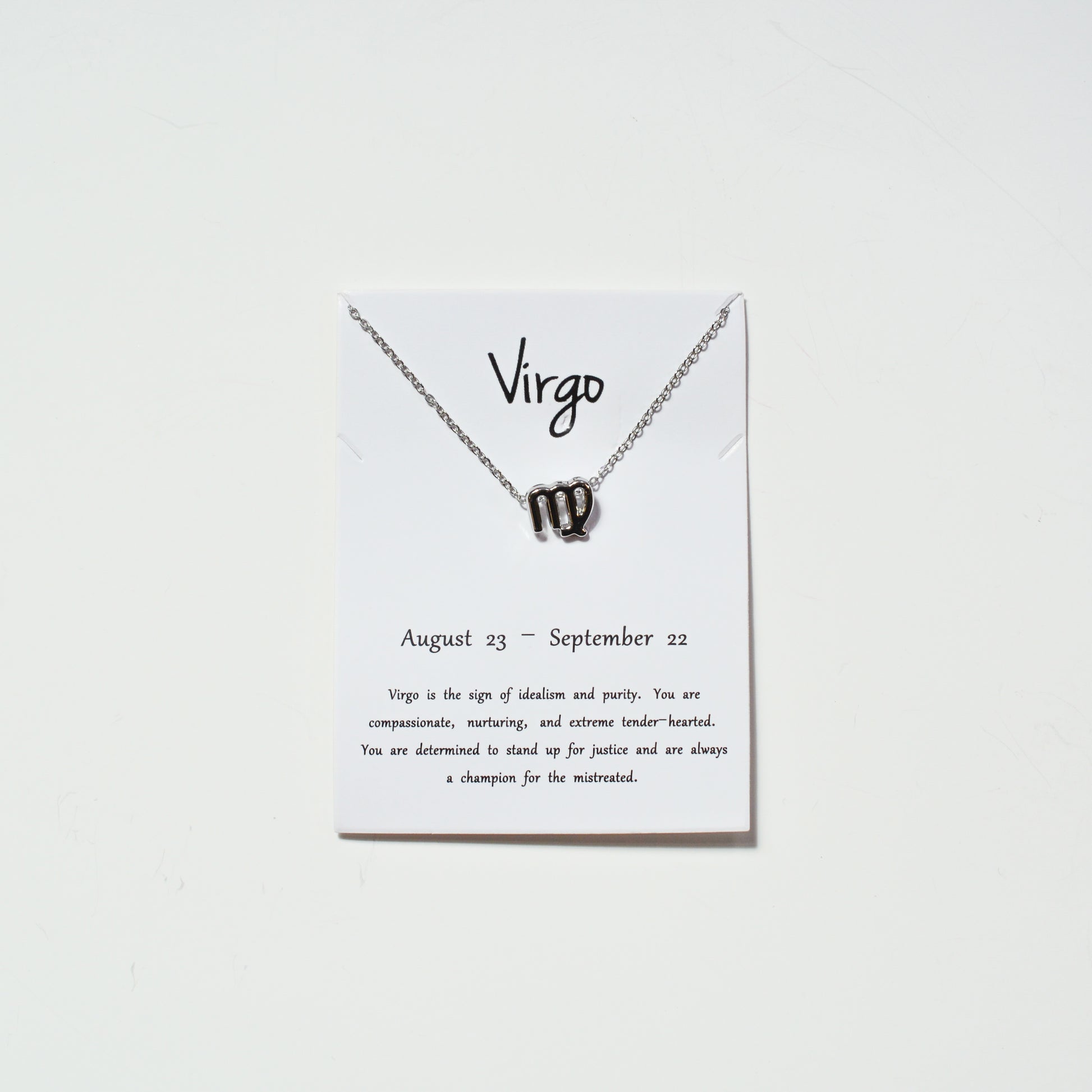Zodiac Sign Necklace - Silver