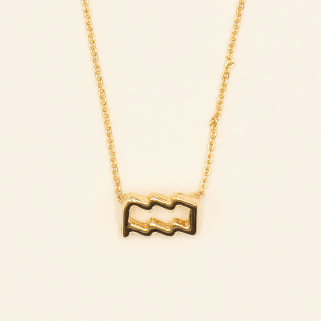 Zodiac Sign Necklace - Gold