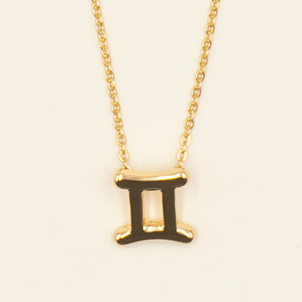 Zodiac Sign Necklace - Gold