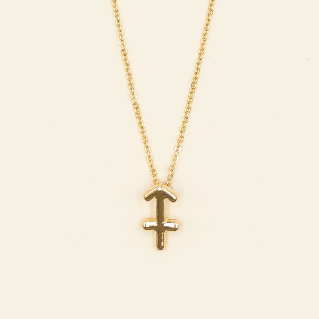 Zodiac Sign Necklace - Gold