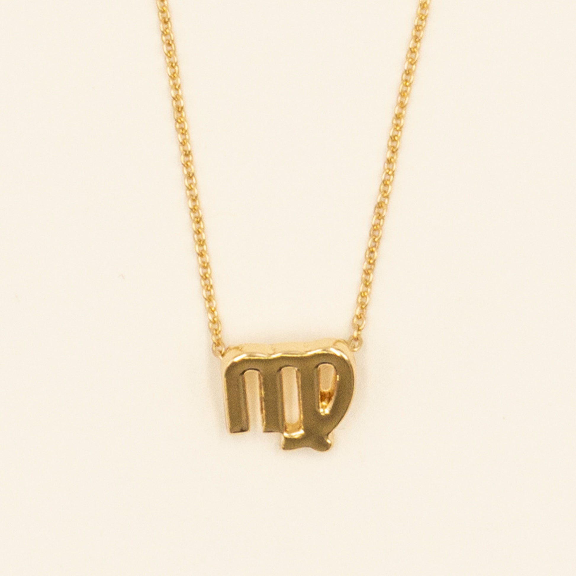 Zodiac Sign Necklace - Gold