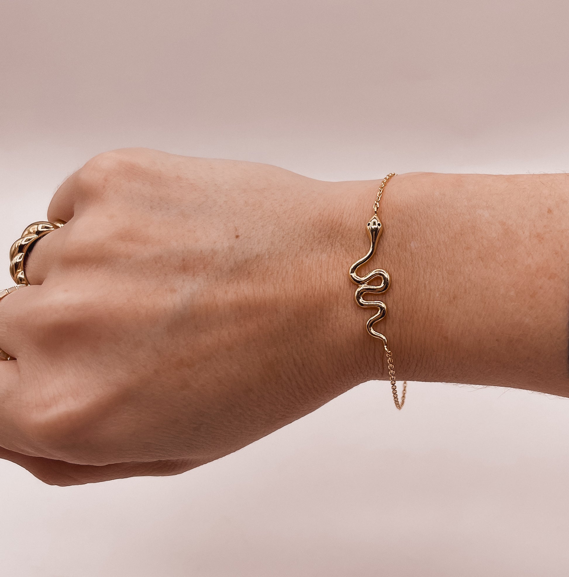 Gold Snake bracelet