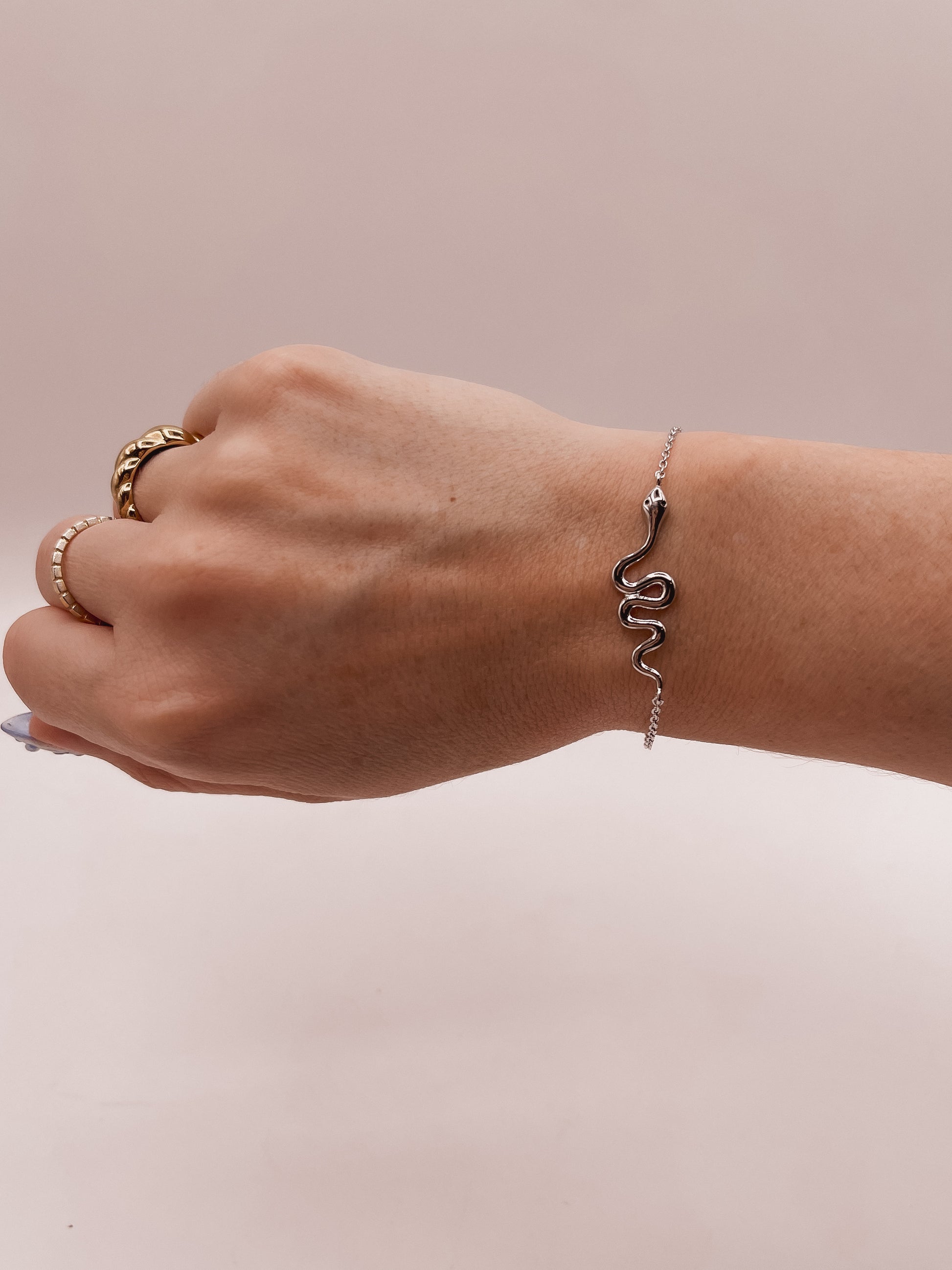Silver Snake bracelet