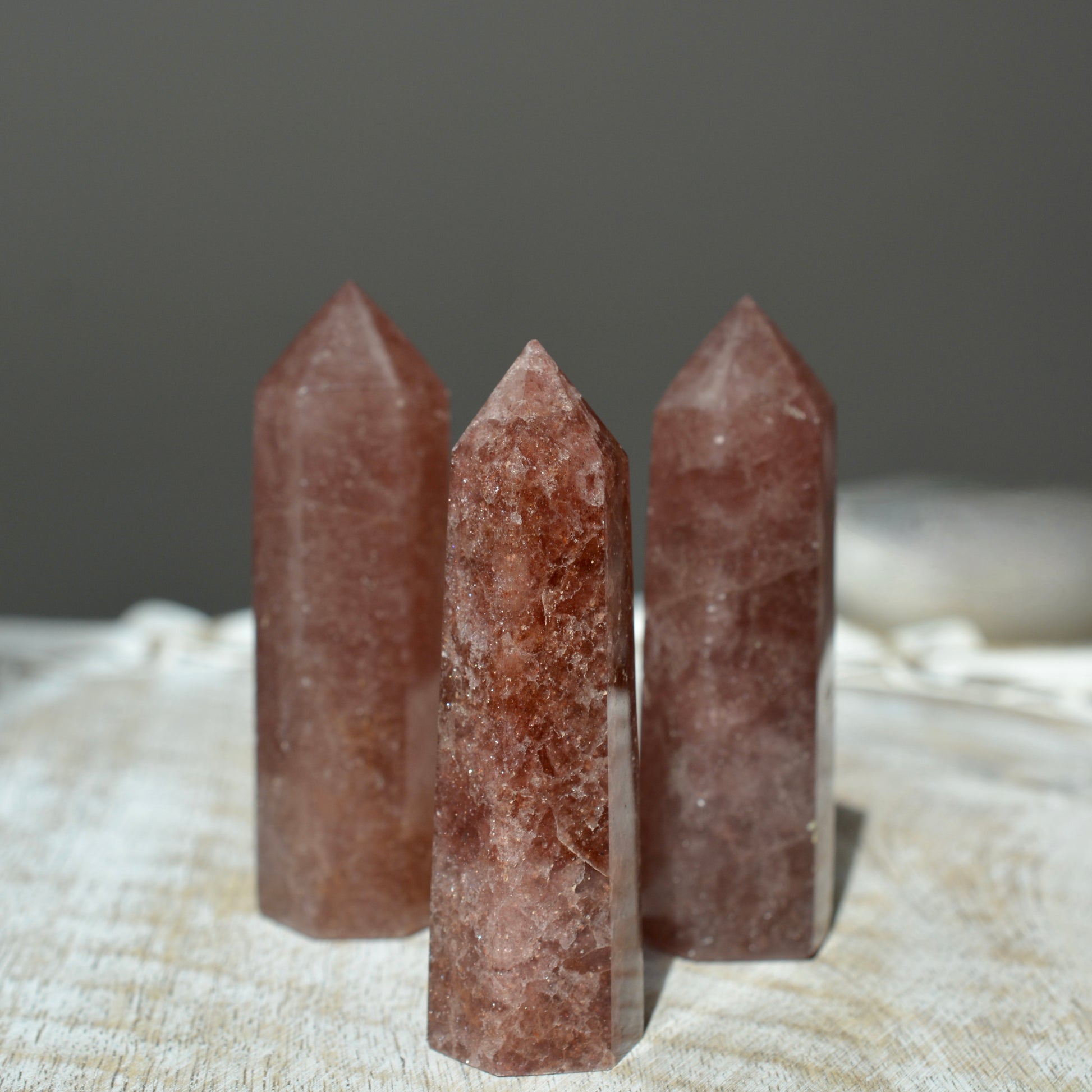 Strawberry Quartz Tower