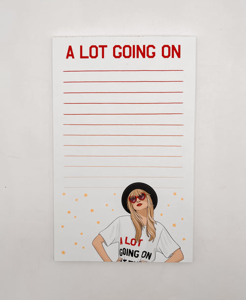 A Lot Going On Notepad