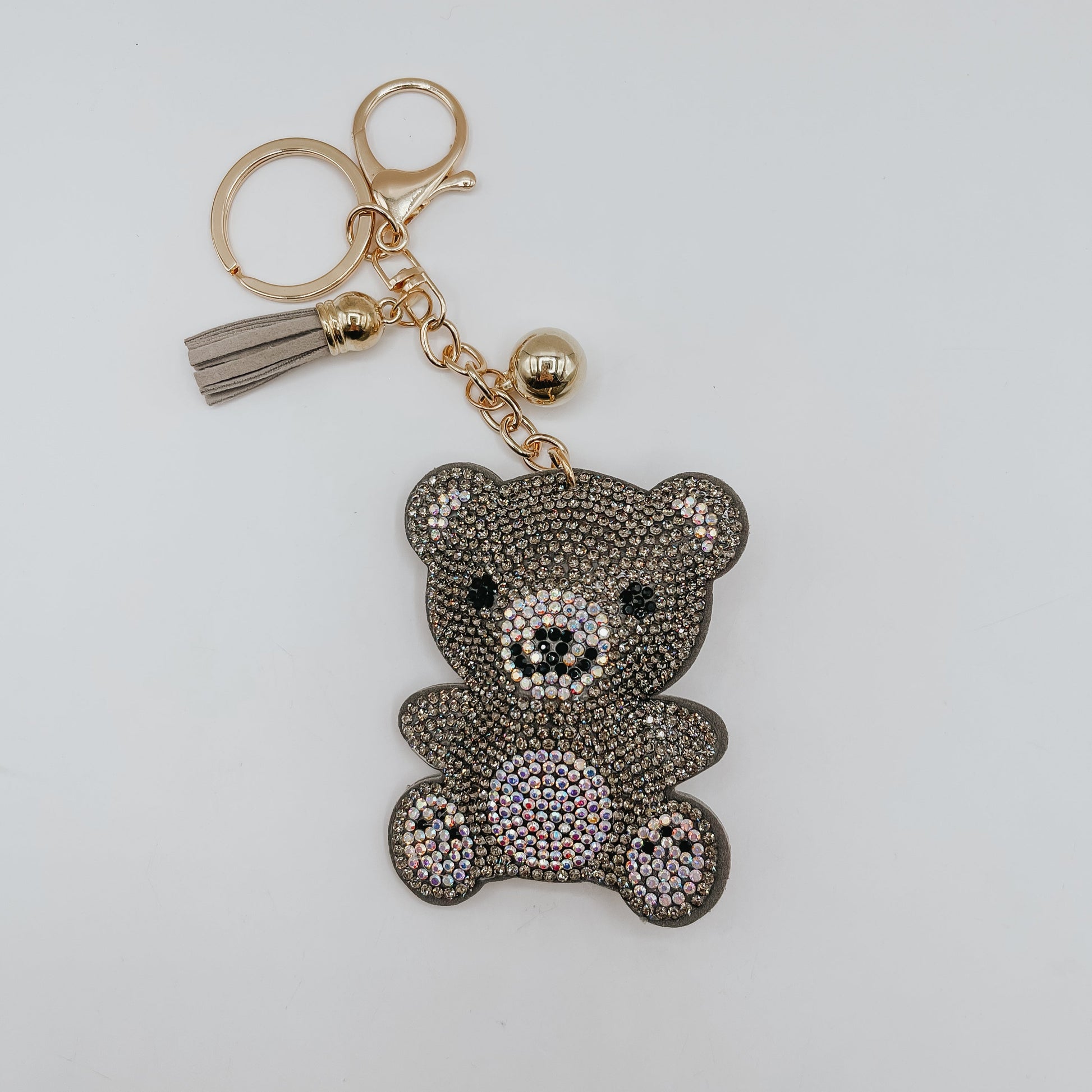 Crystal Teddy Bear Keychain