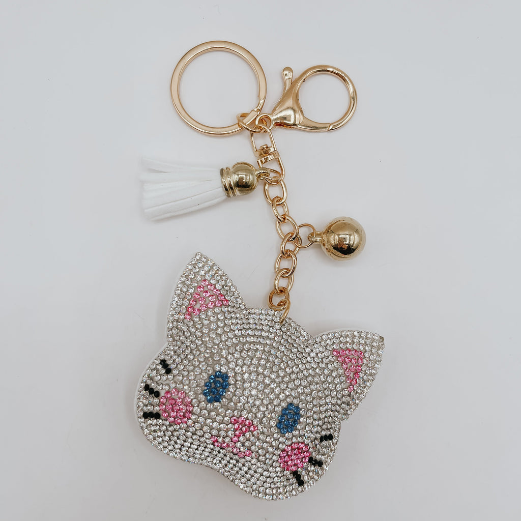 Crystal Kitten Keychain