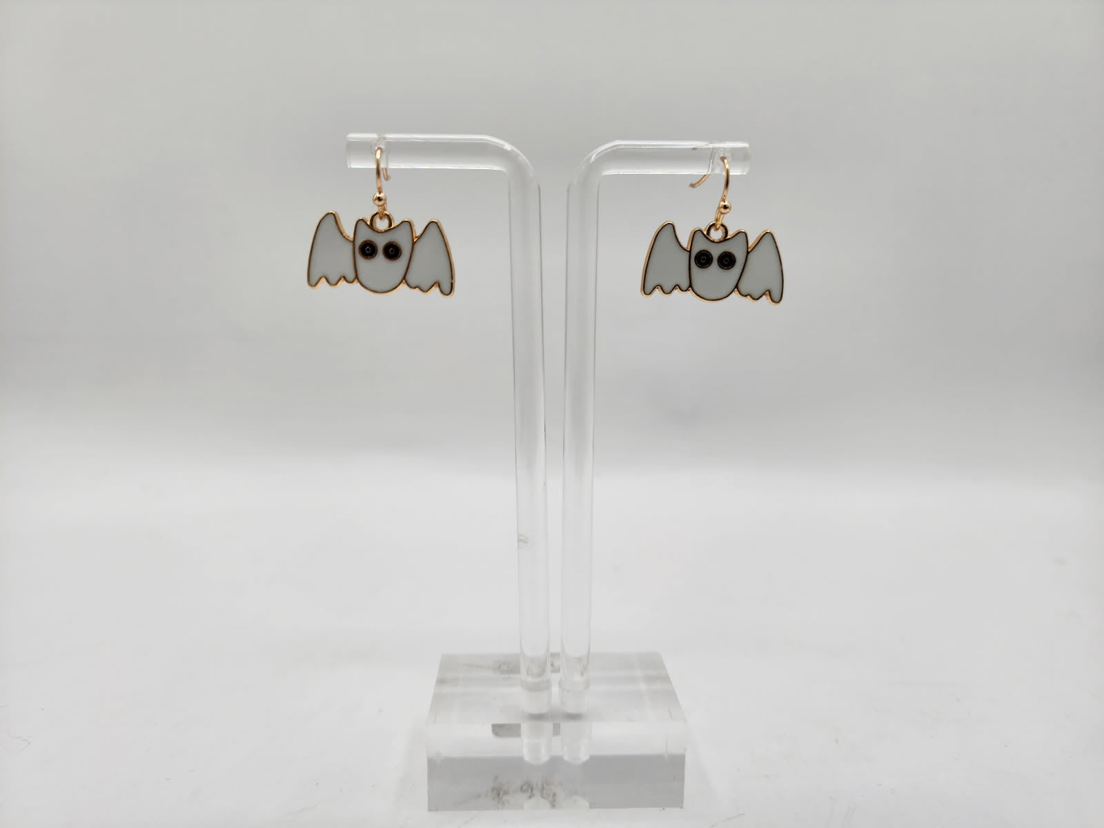 Ghostly Bat Earrings