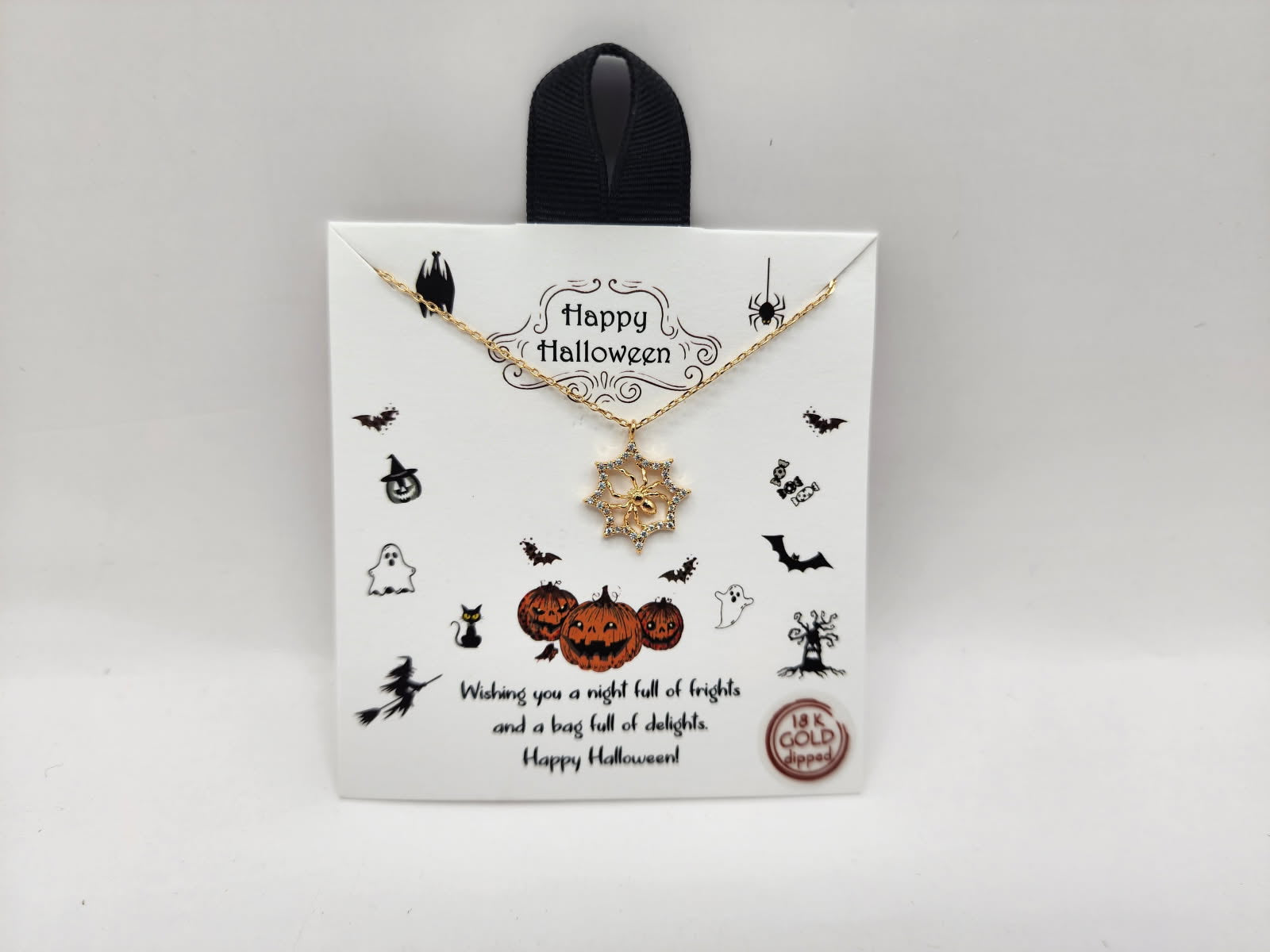 The Golden Web-Spider Necklace