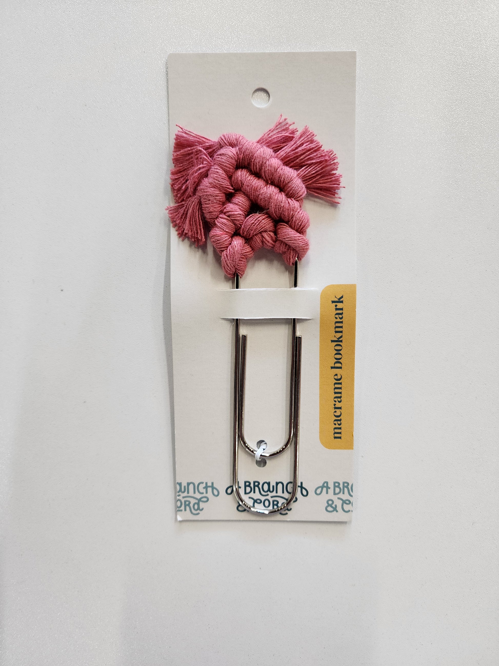 Macramé Charm Bookmark 🍂✨