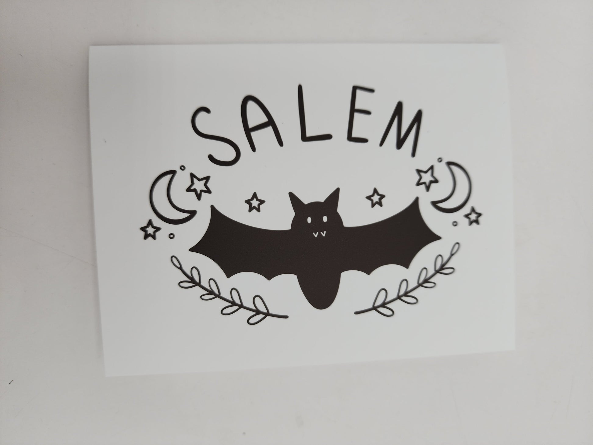 Salem Bat Greeting Card